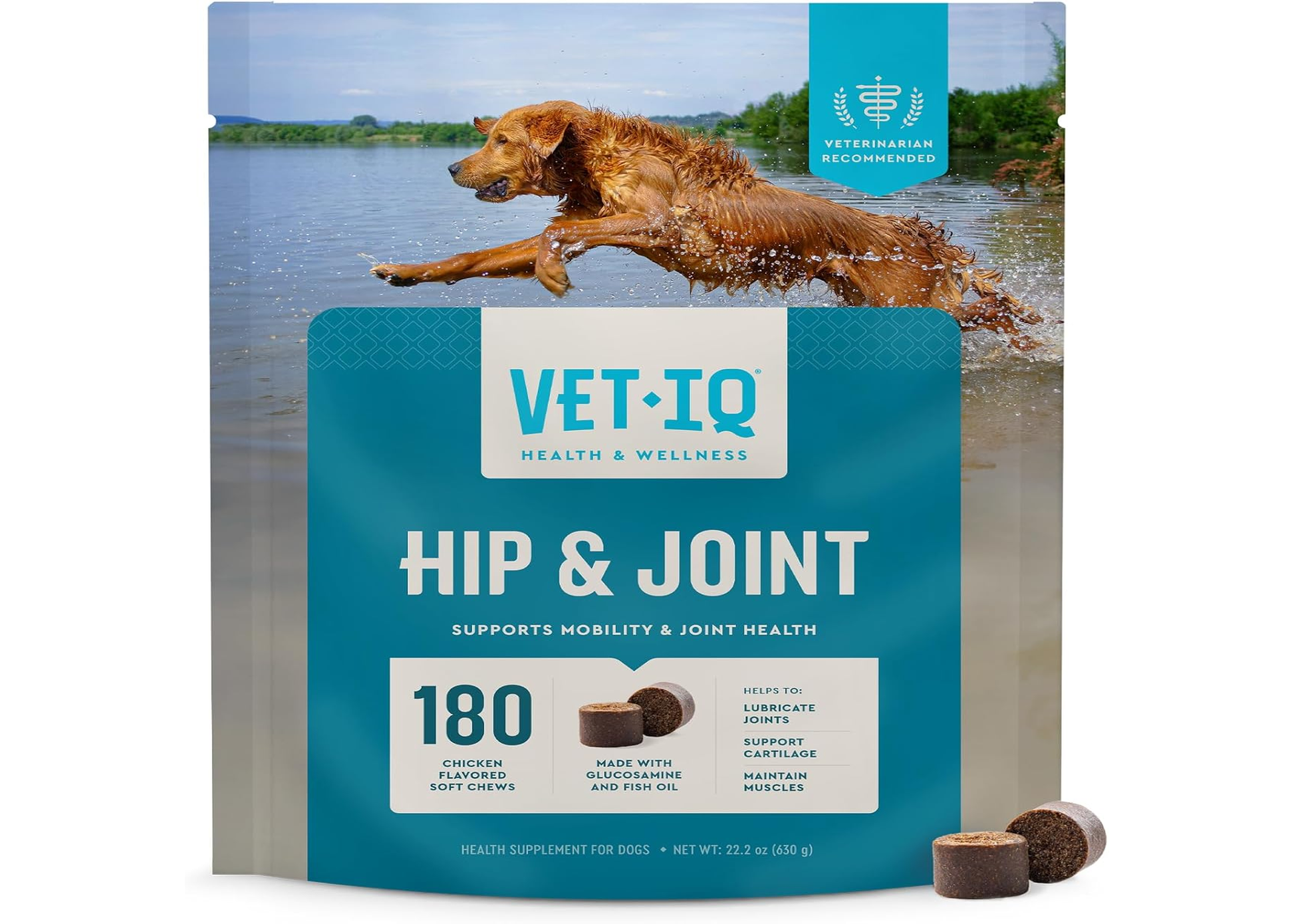 Vet IQ Hip & Joint Supplement for Dogs