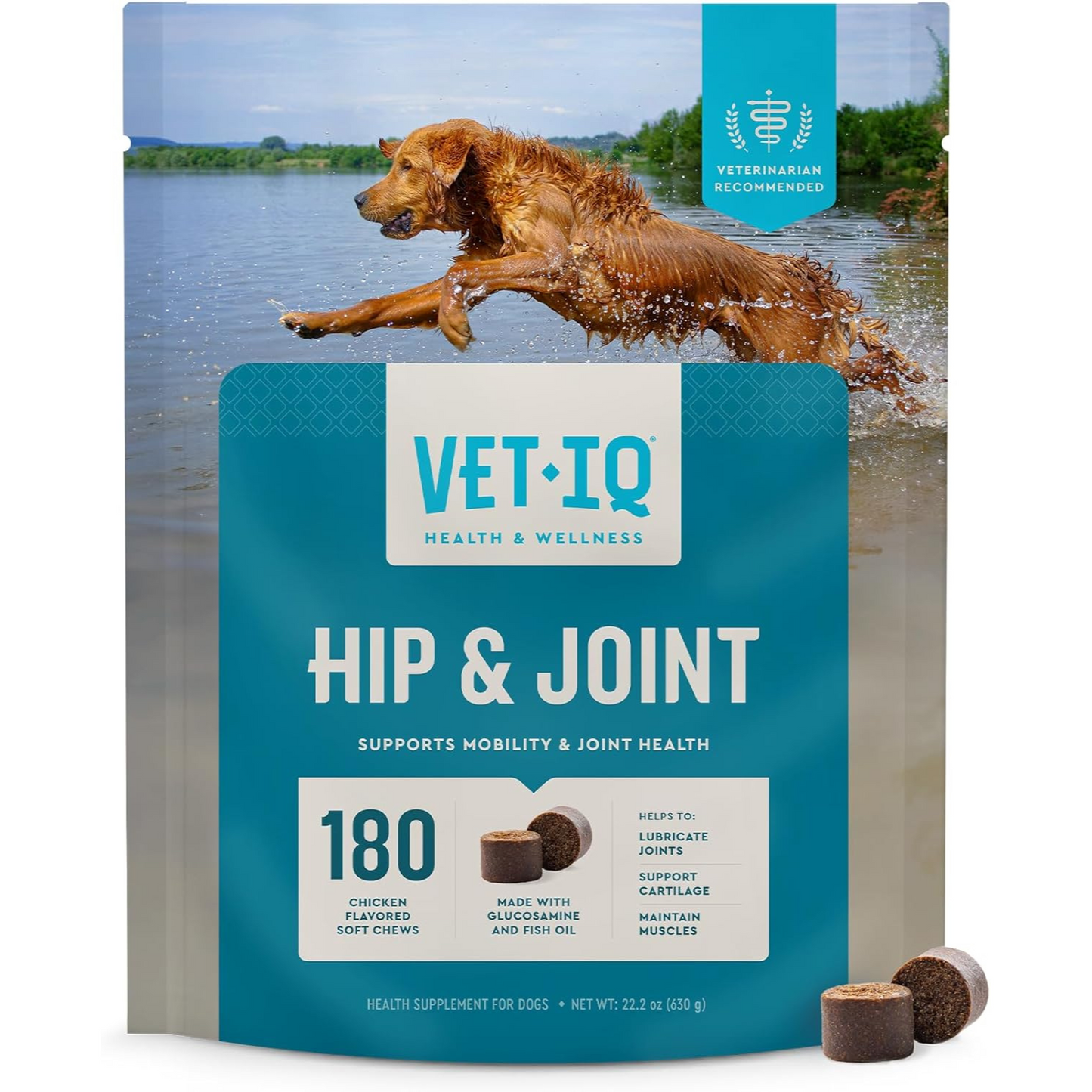 Vet IQ Hip & Joint Supplement for Dogs