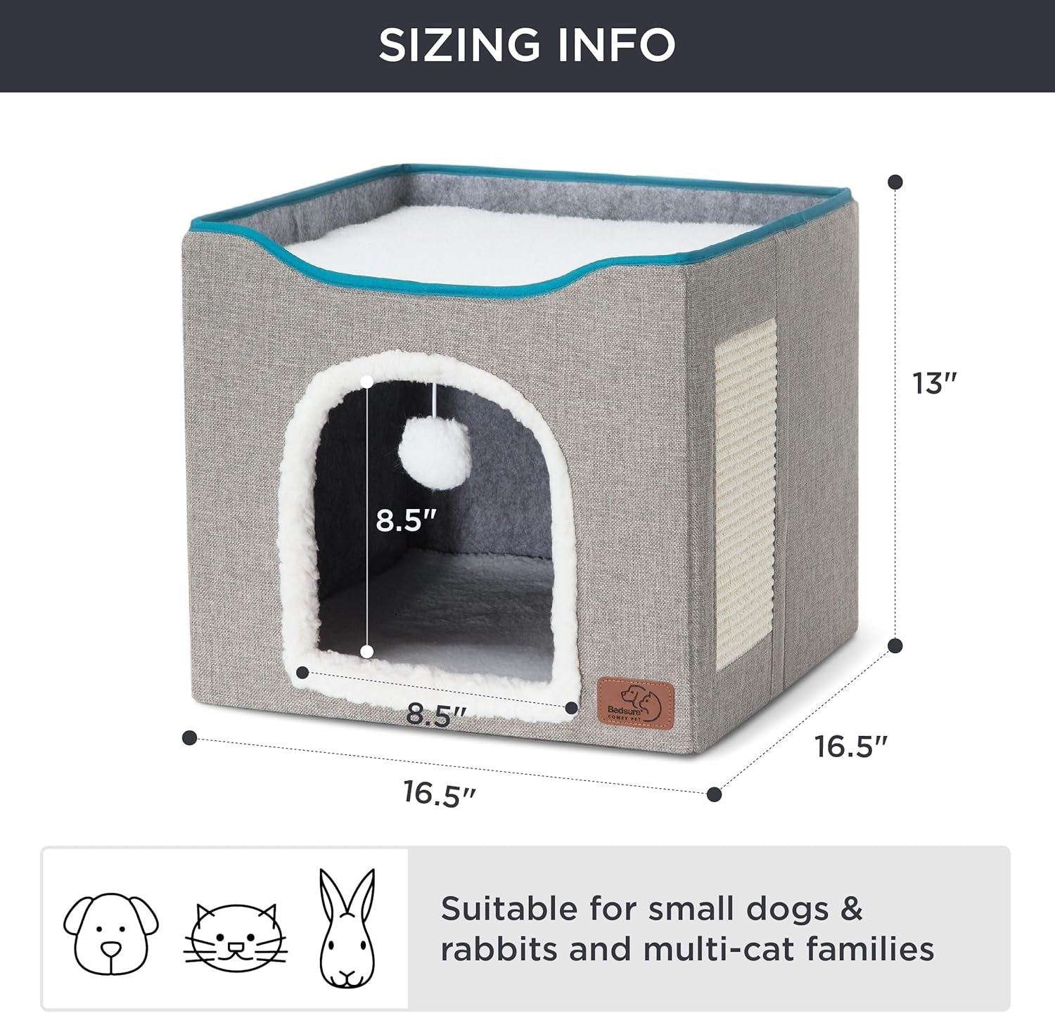 Large Cat Hideout Bed