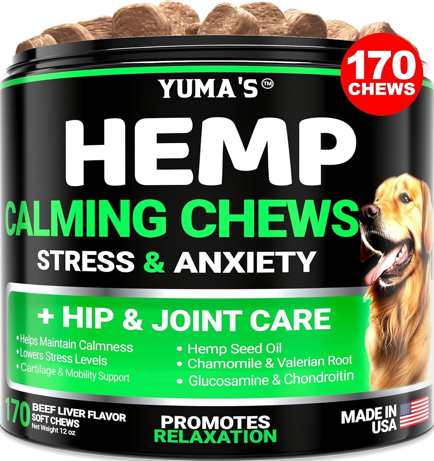 Hemp Calming Dog Chews