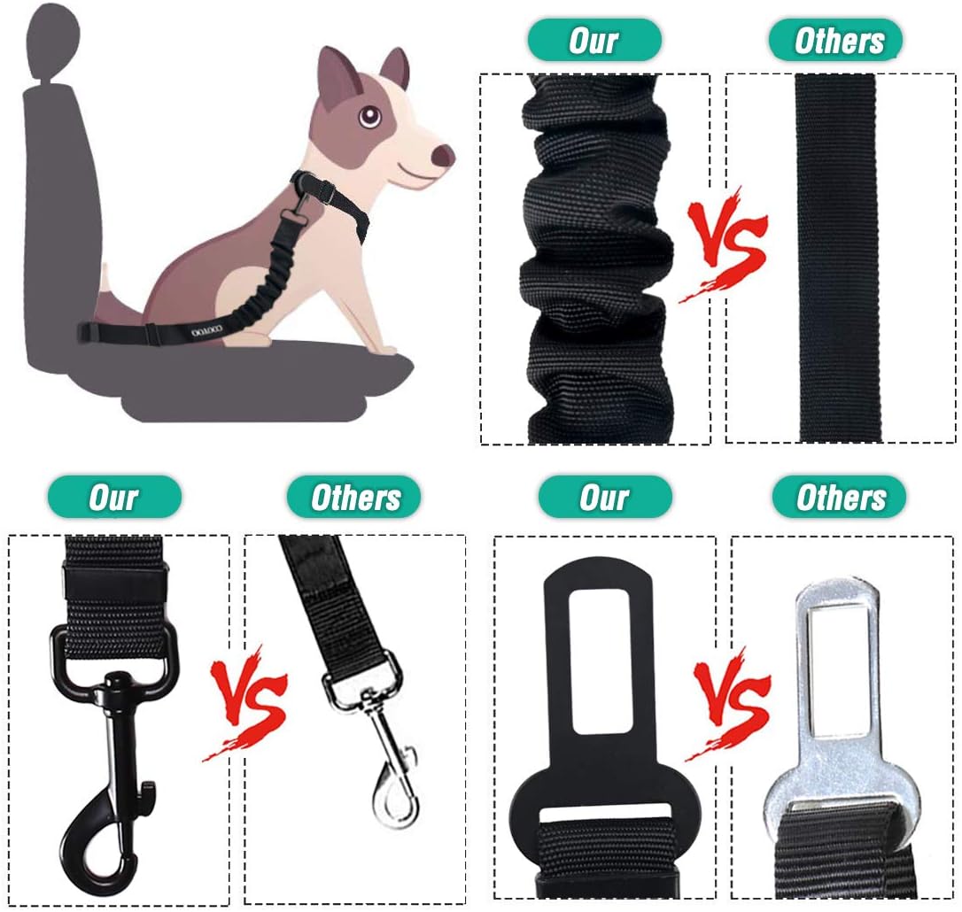 Elastic Dog Seat Belt