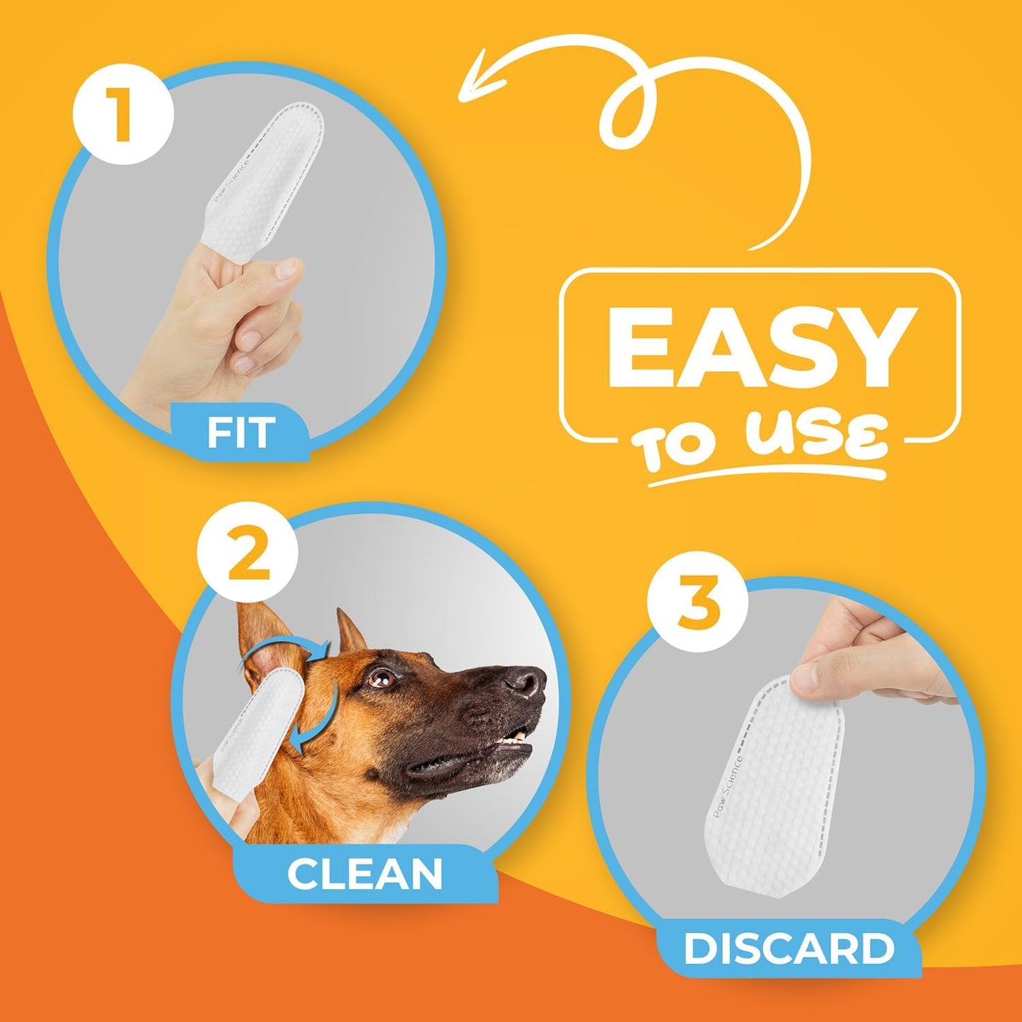 Dog Ear Cleaner Wipes