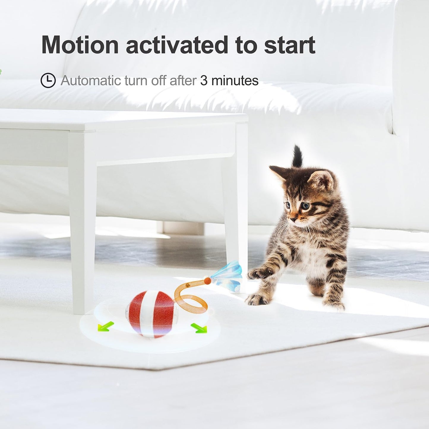 Motion-Activated Cat Ball