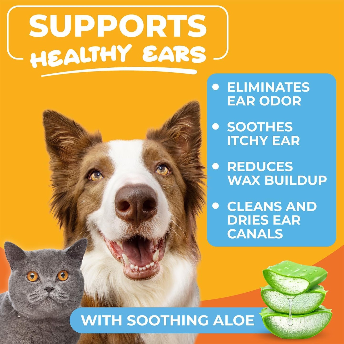 Dog Ear Cleaner Wipes