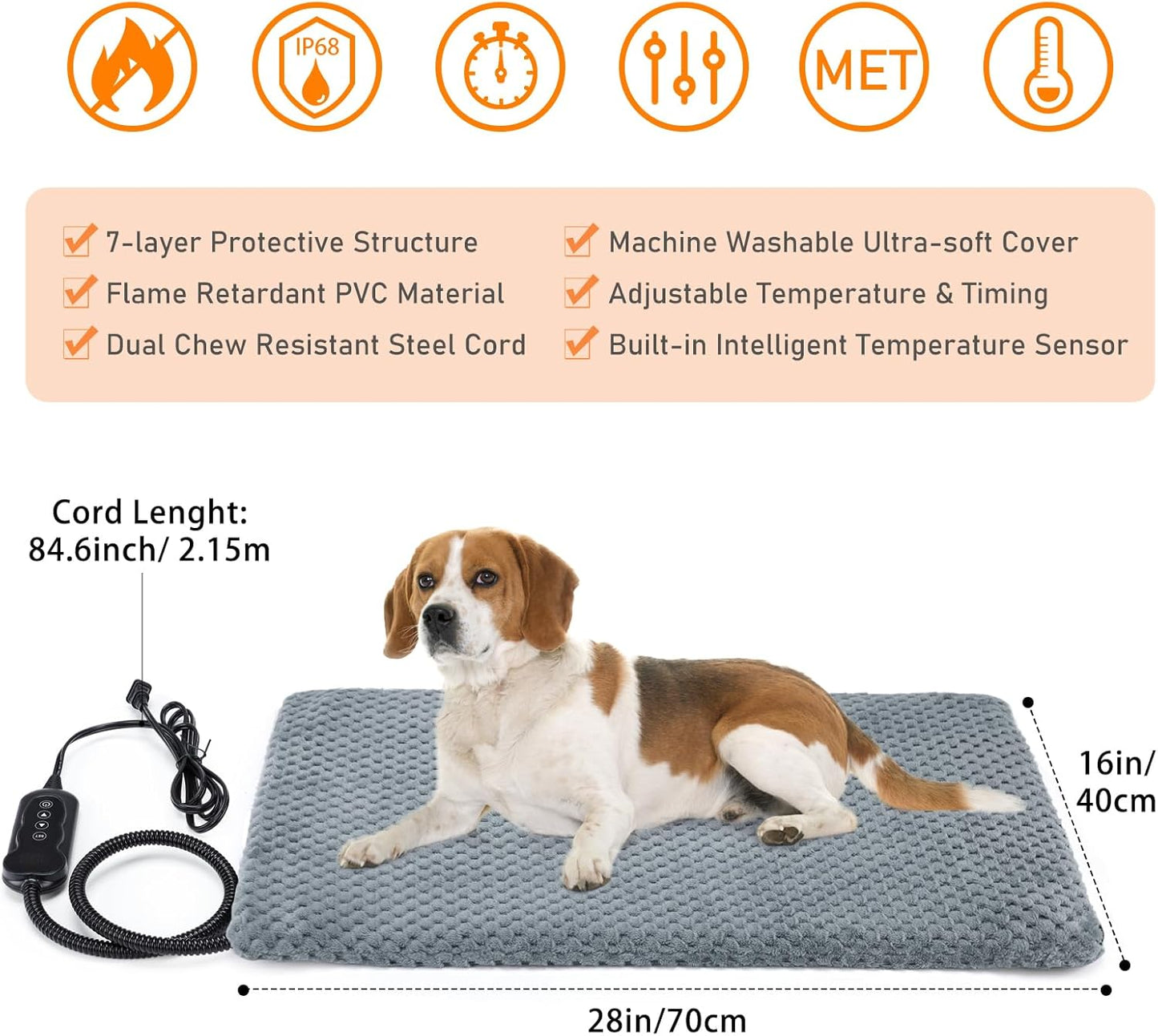 Heated Dog/Cat Bed