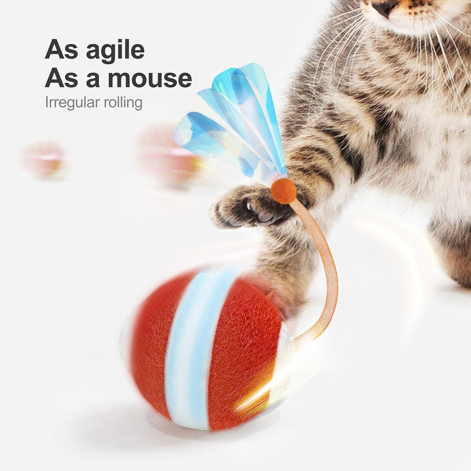 Motion-Activated Cat Ball