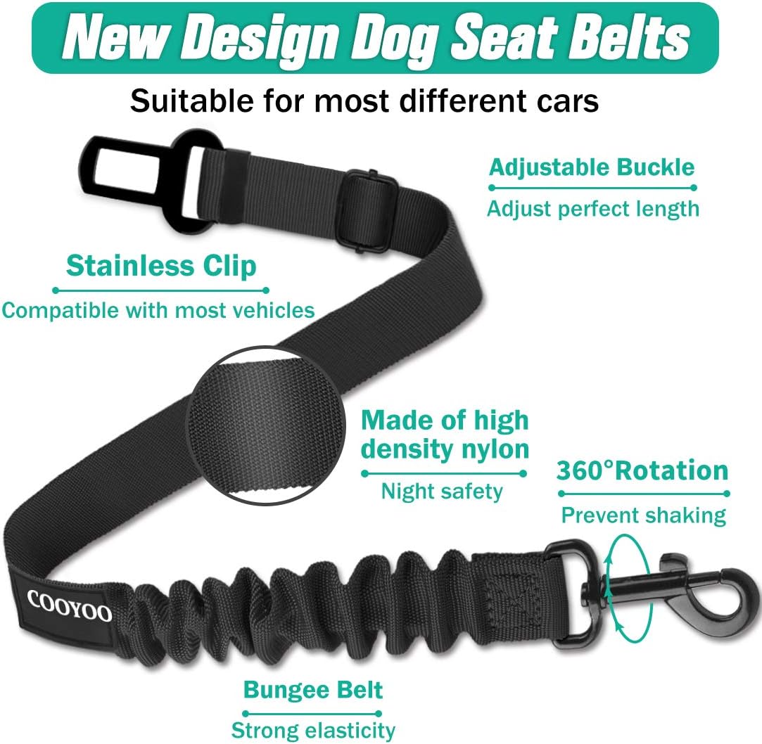 Elastic Dog Seat Belt