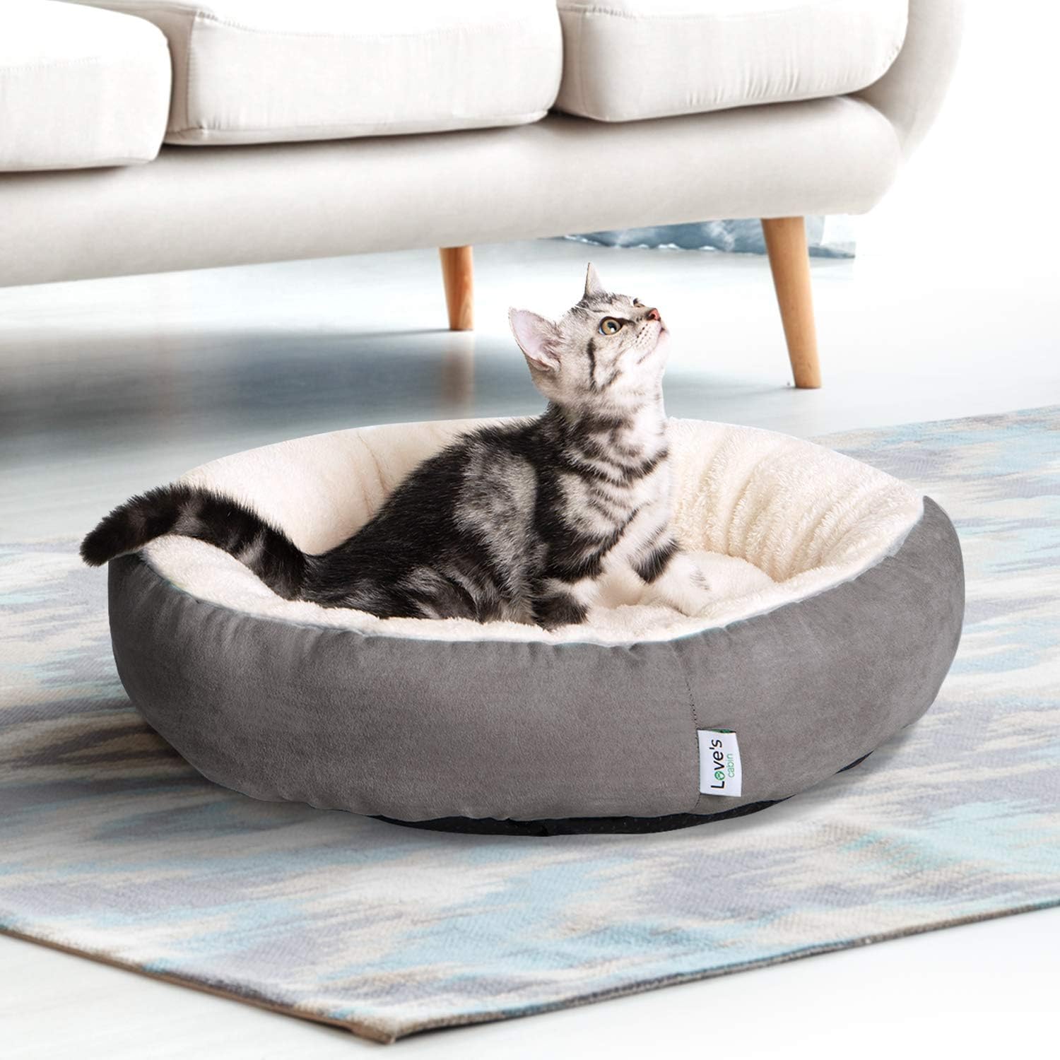 Round Donut Cat Bed