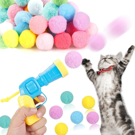 Cat Ball Launcher w/ 30 Balls