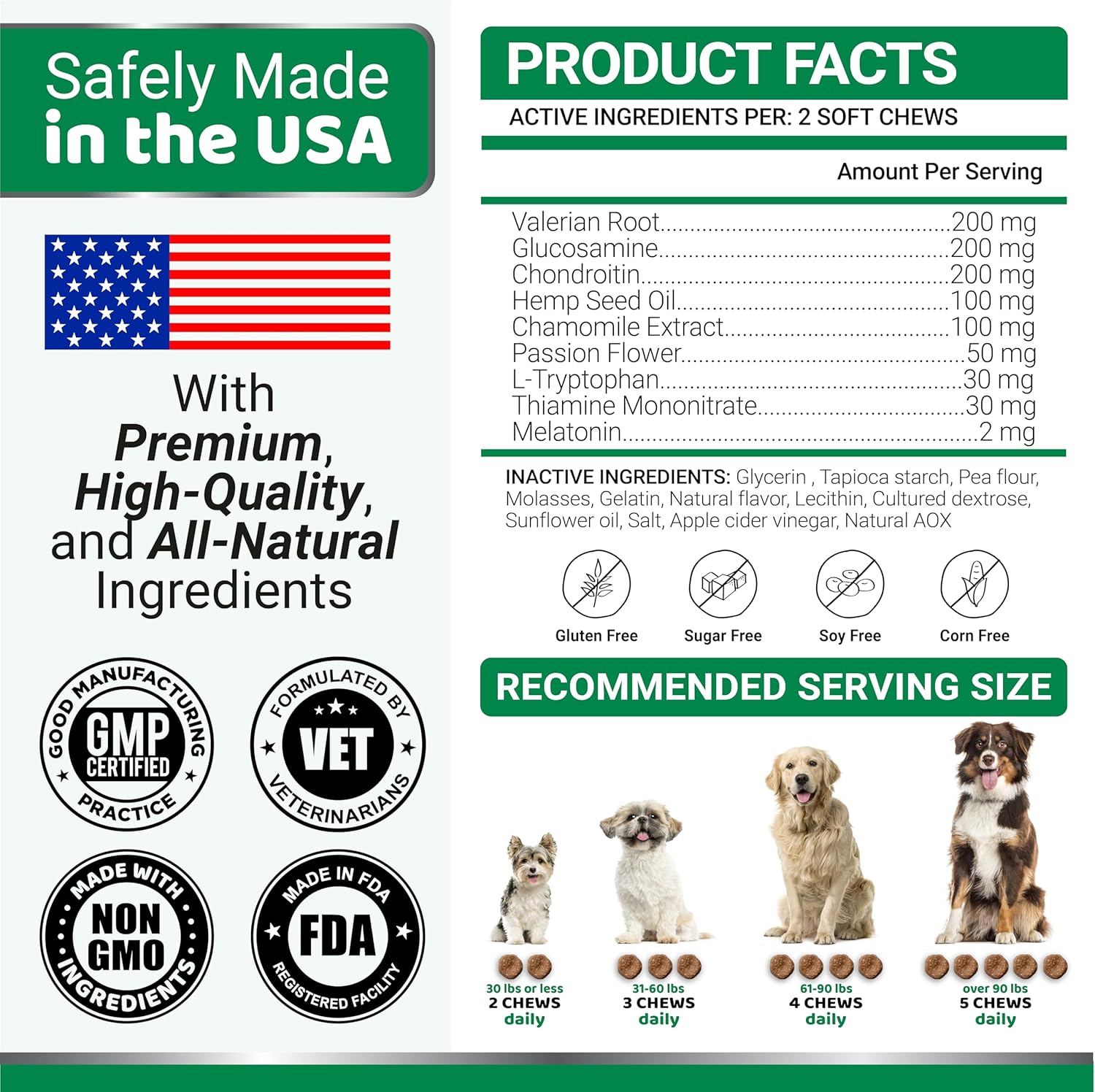 Hemp Calming Dog Chews