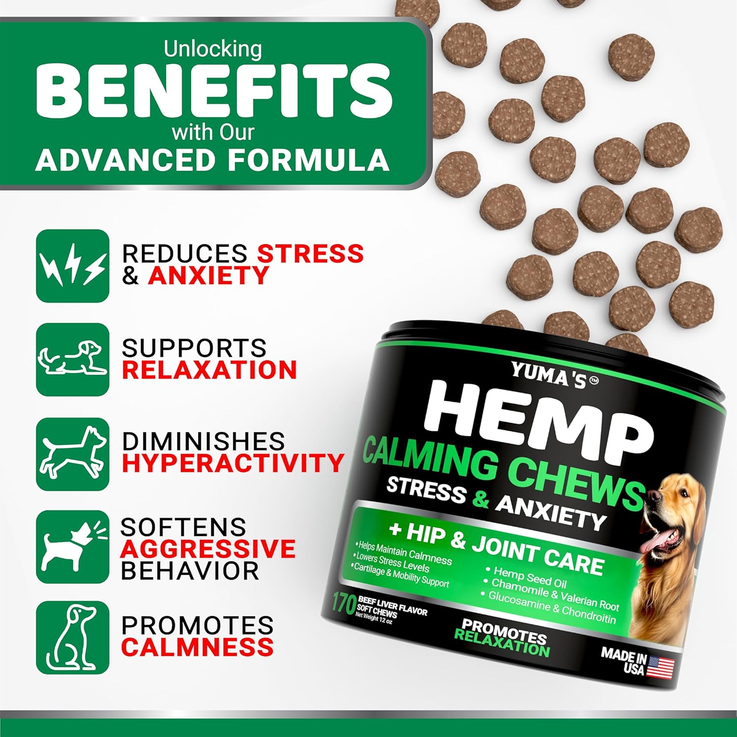 Hemp Calming Dog Chews