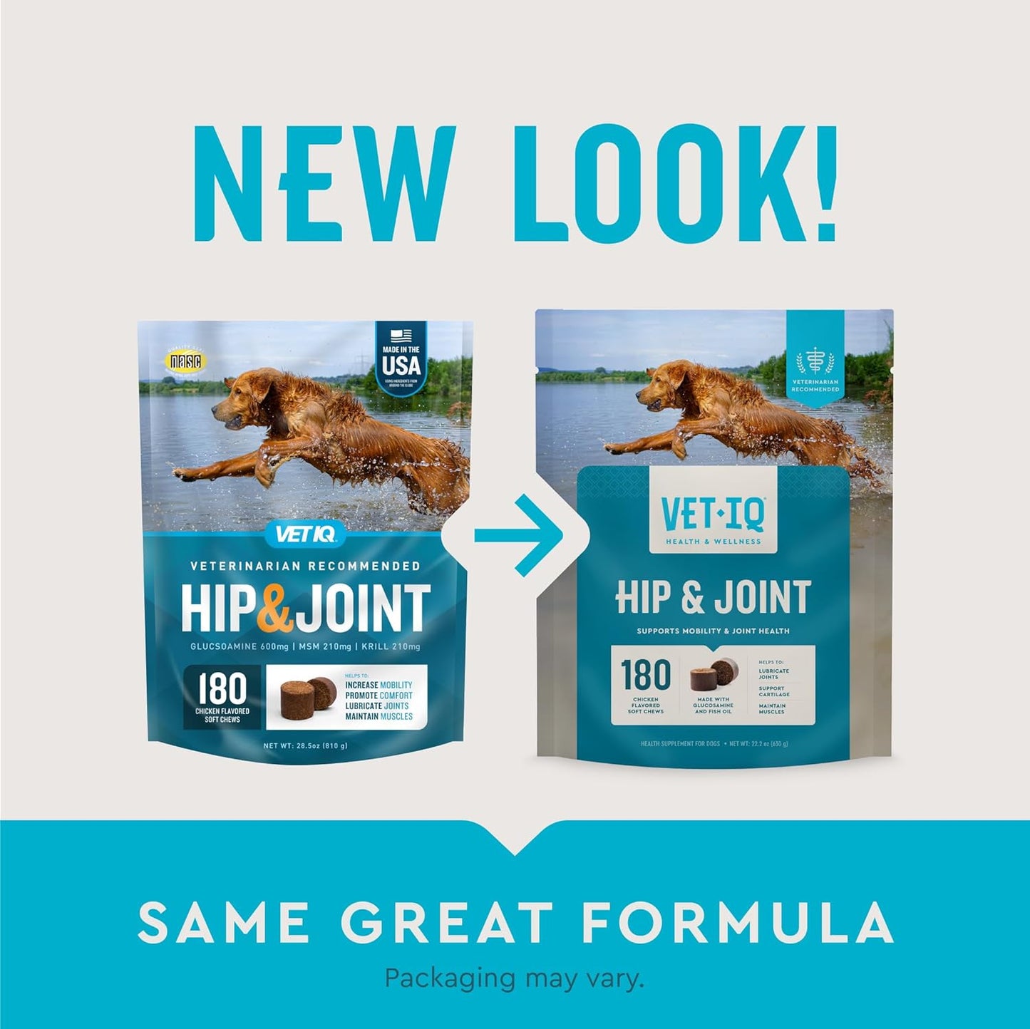 Vet IQ Hip & Joint Supplement for Dogs