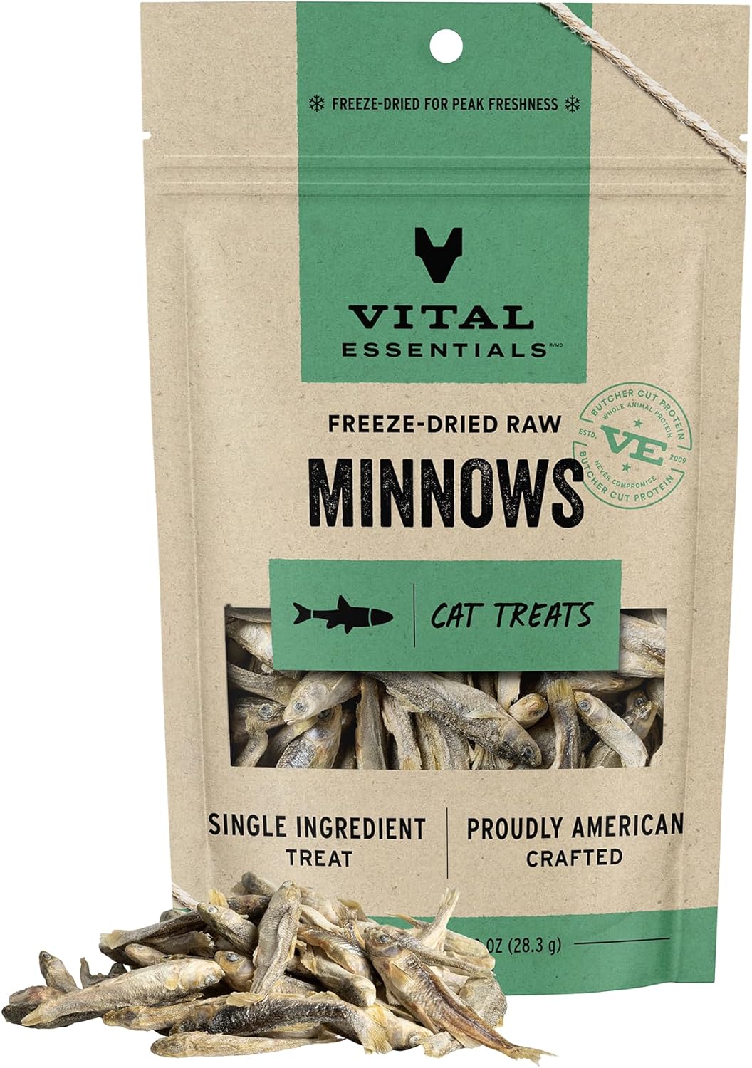 Freeze Dried Raw Minnow Cat Treats