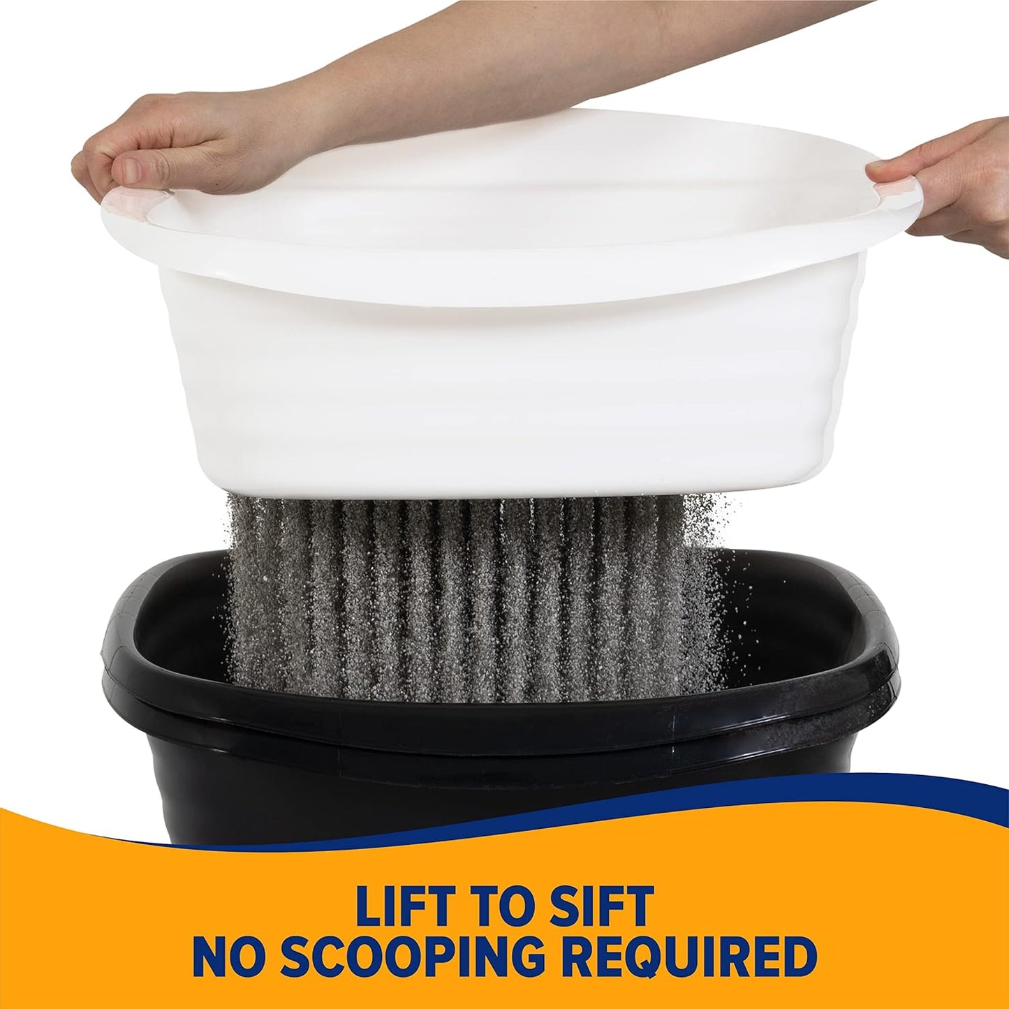 Large Sifting Litter Box Scoop Free