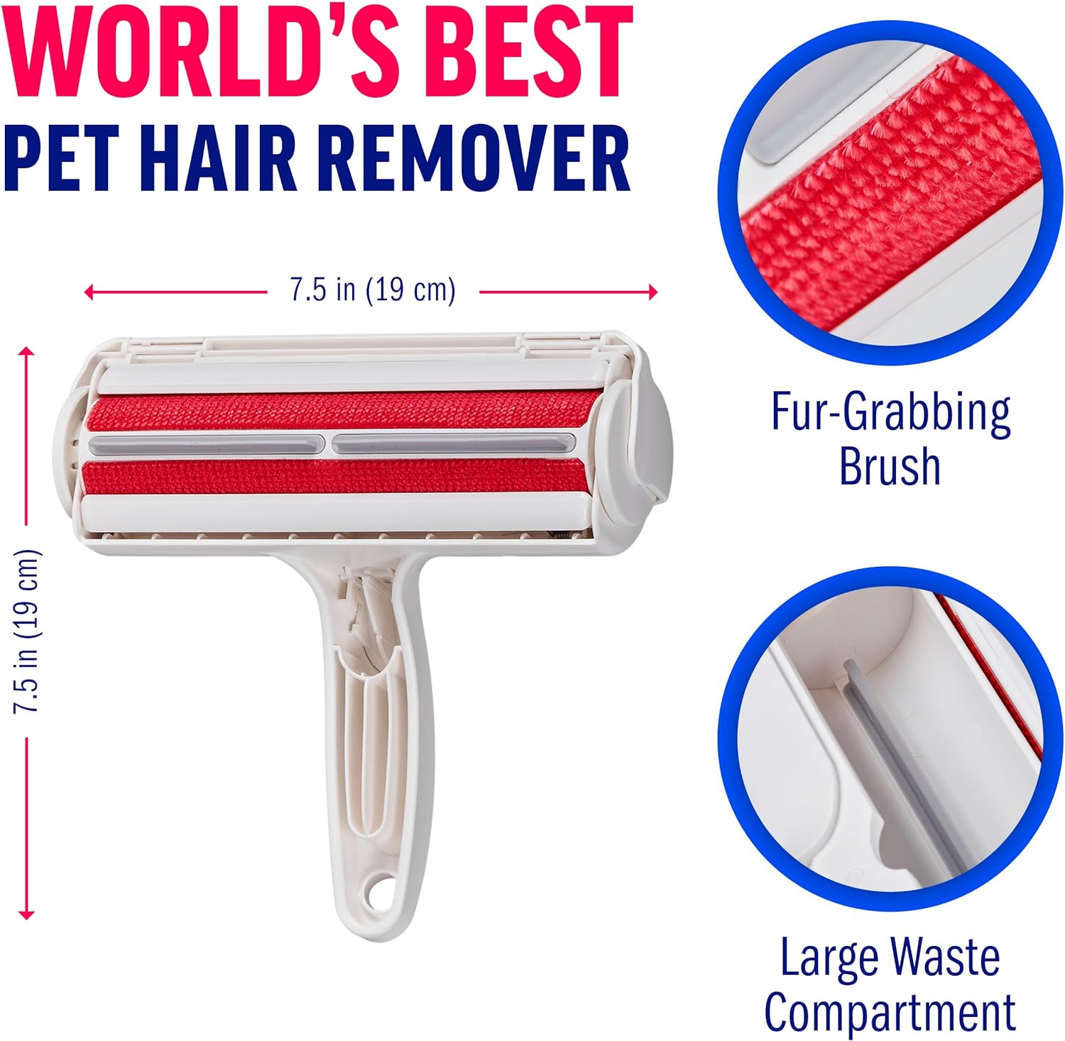 ChomChom Roller: Reusable Pet Hair Remover for Furniture, Clothing & More