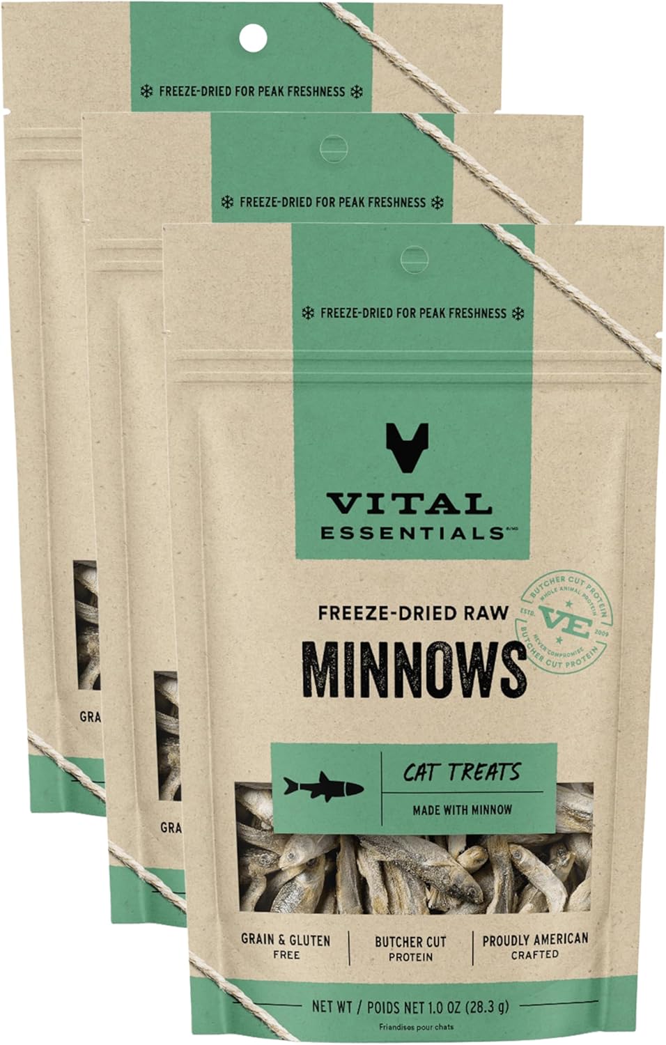 Freeze Dried Raw Minnow Cat Treats