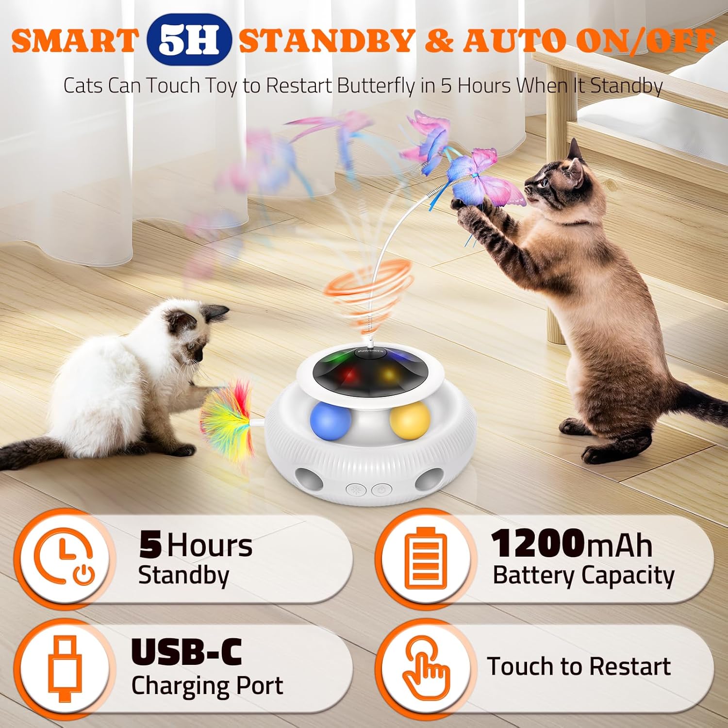 3 in 1 Automatic Cat Toy