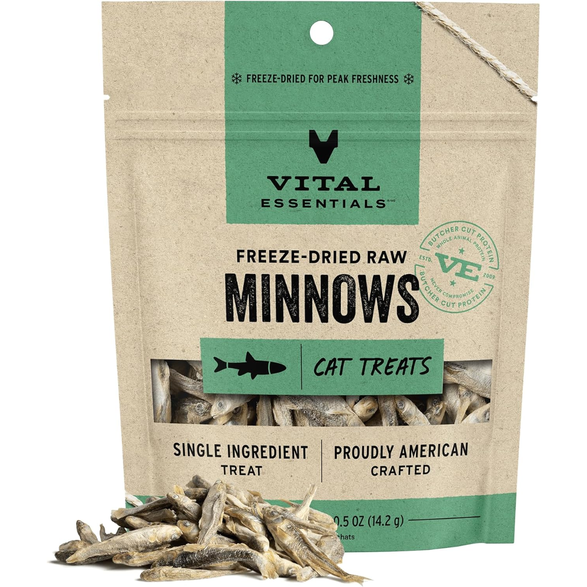 Freeze Dried Raw Minnow Cat Treats