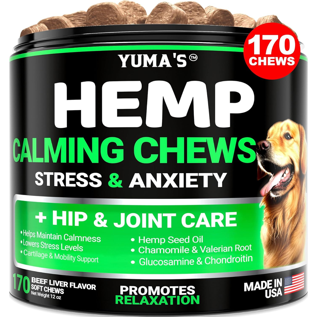 Hemp Calming Dog Chews