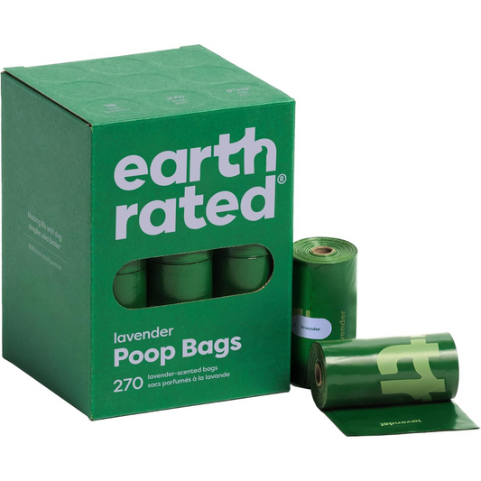 Leak-Proof Dog Poop Bags – Extra Thick, Lavender Scented, 270-Count