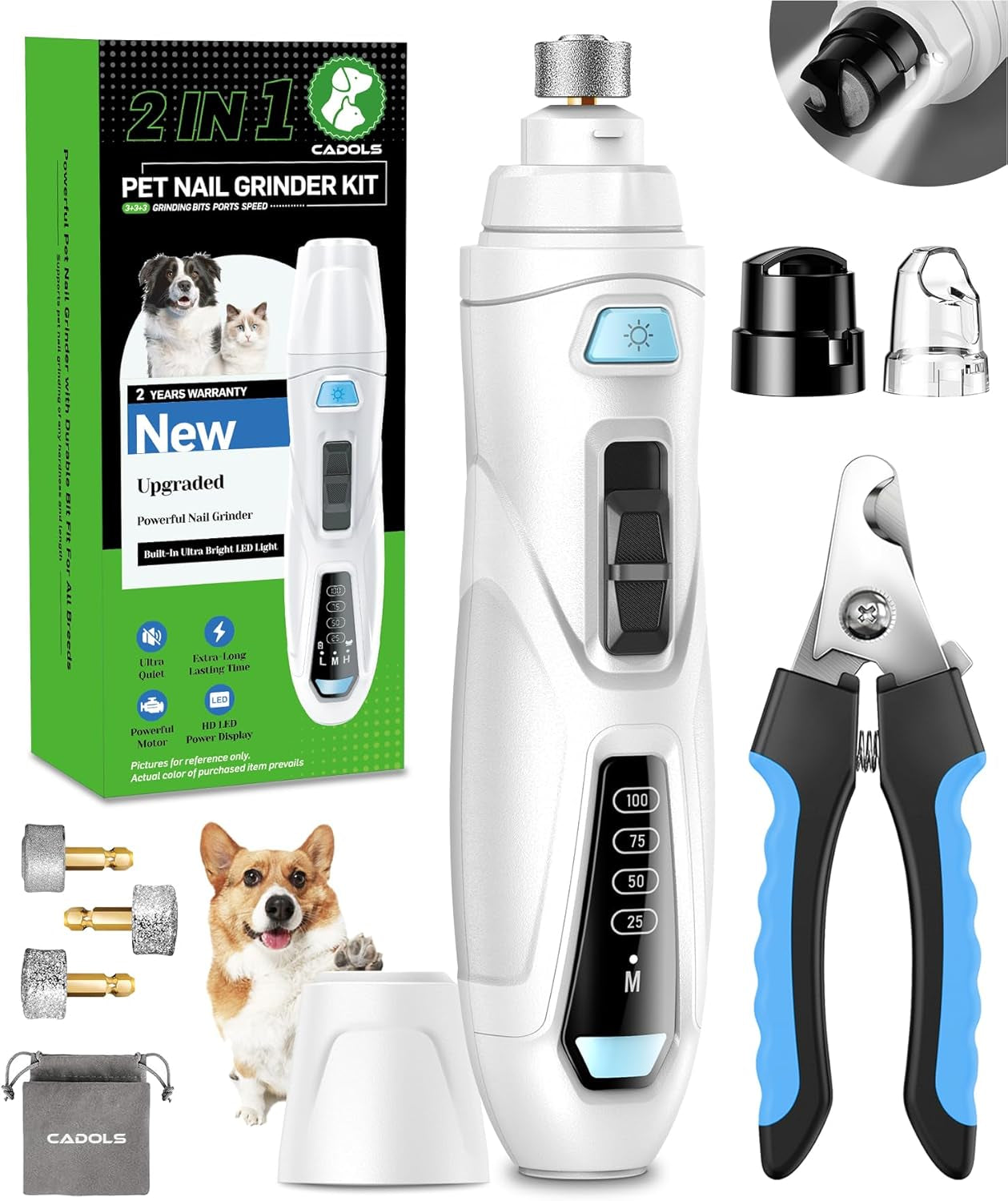 Dog Nail Grinder and Clipper Kit